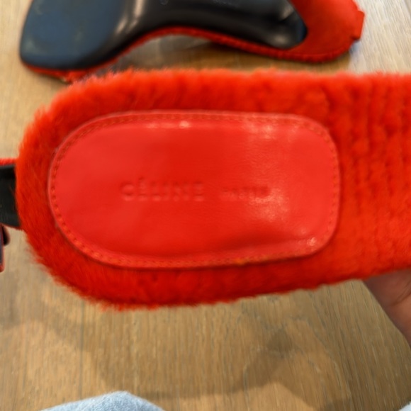 Red Celine Strappy Heel - Picture 6 of 7